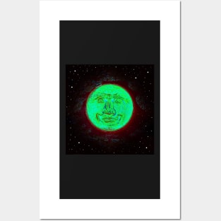 Moon man Posters and Art